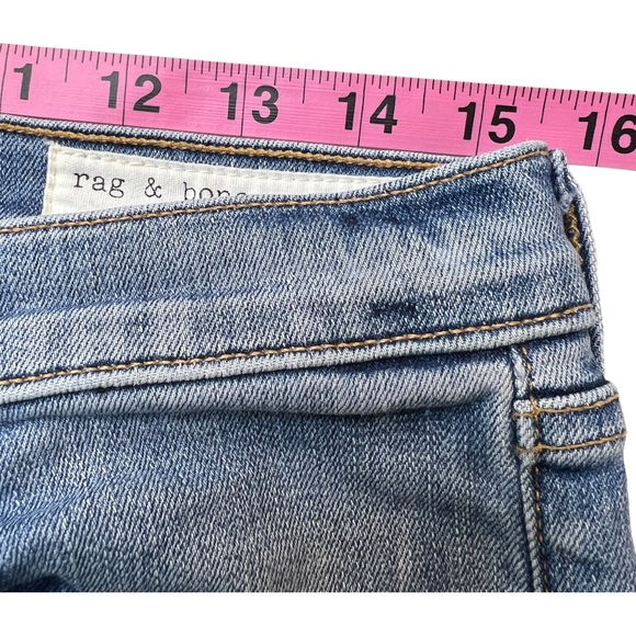 RAG & BONE HIGH RISE ANKLE SKINNY JEANS SIZE 31. - Picture 9 of 9